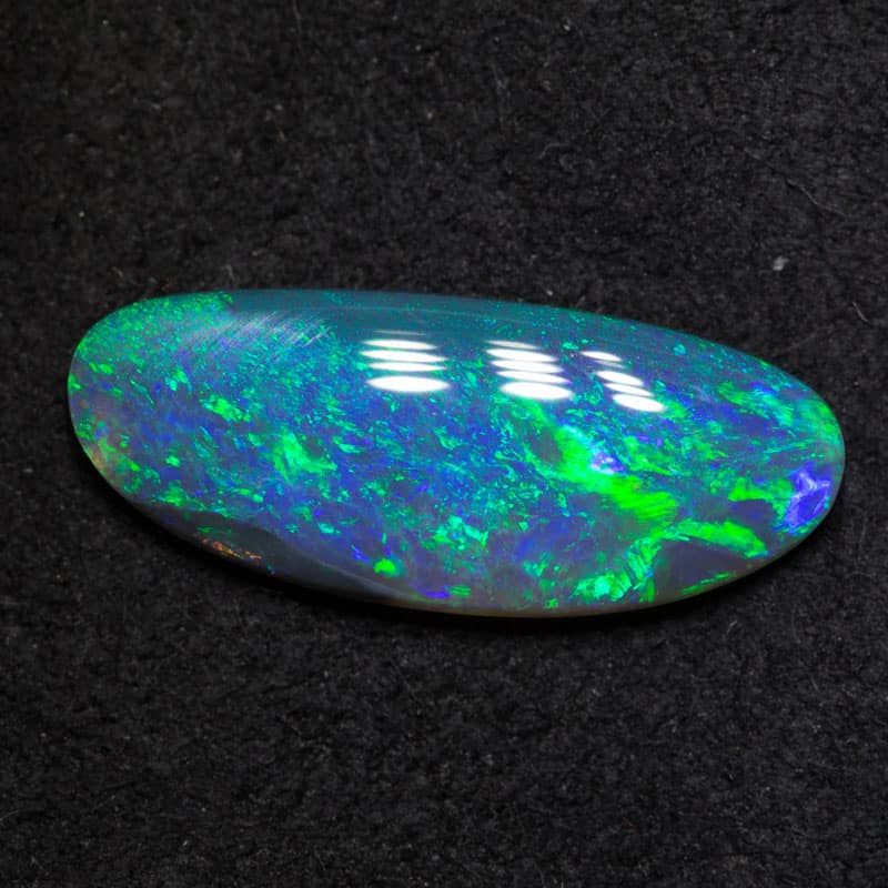 1.91 ct black opal 16.5x6.7x2.6mm