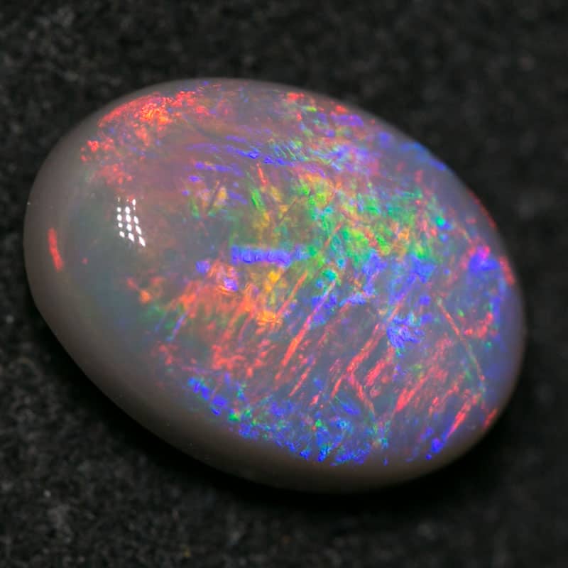 1.91 ct black opal 9.5x7x4mm