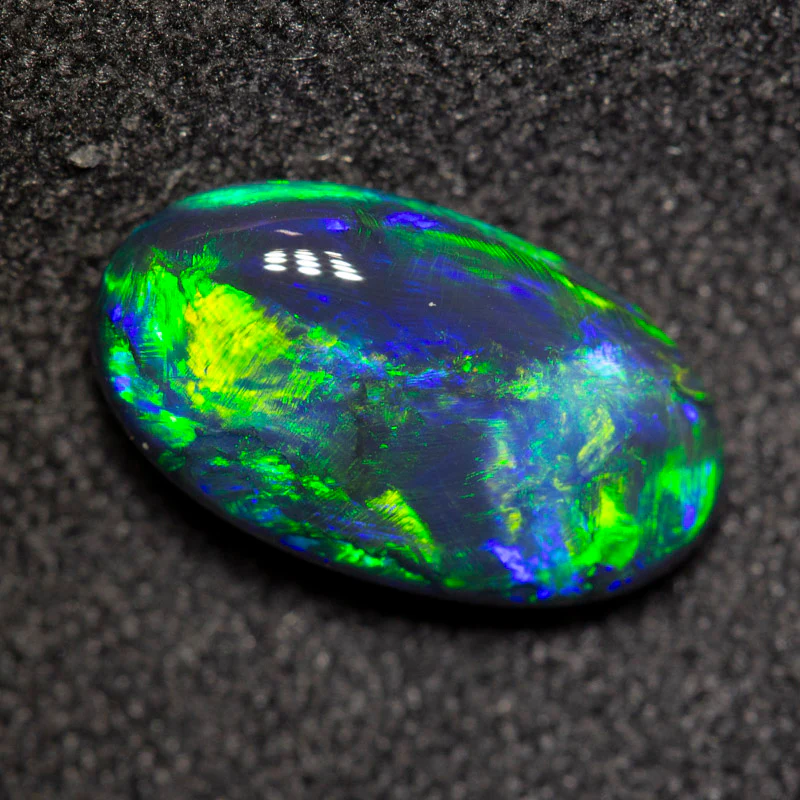 1.92 ct black opal 11.9x6.7x3.7mm