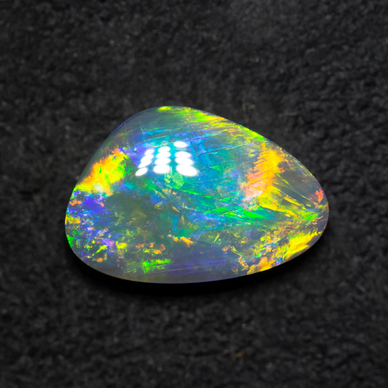 1.93 ct black opal 11x7.5x3.7mm