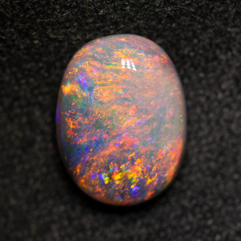 1.93 ct dark opal 9.6x7.1x4.7mm