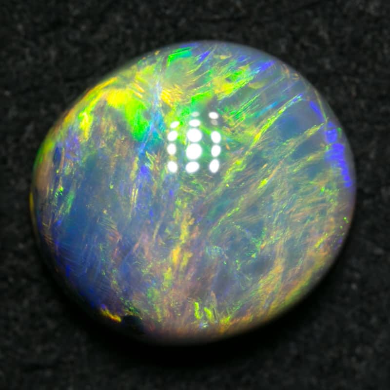 1.94 ct dark opal 9x8.5x4mm