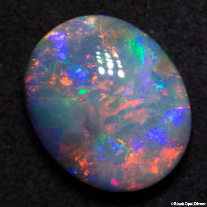 1.94 ct semi black opal 10x8x4mm