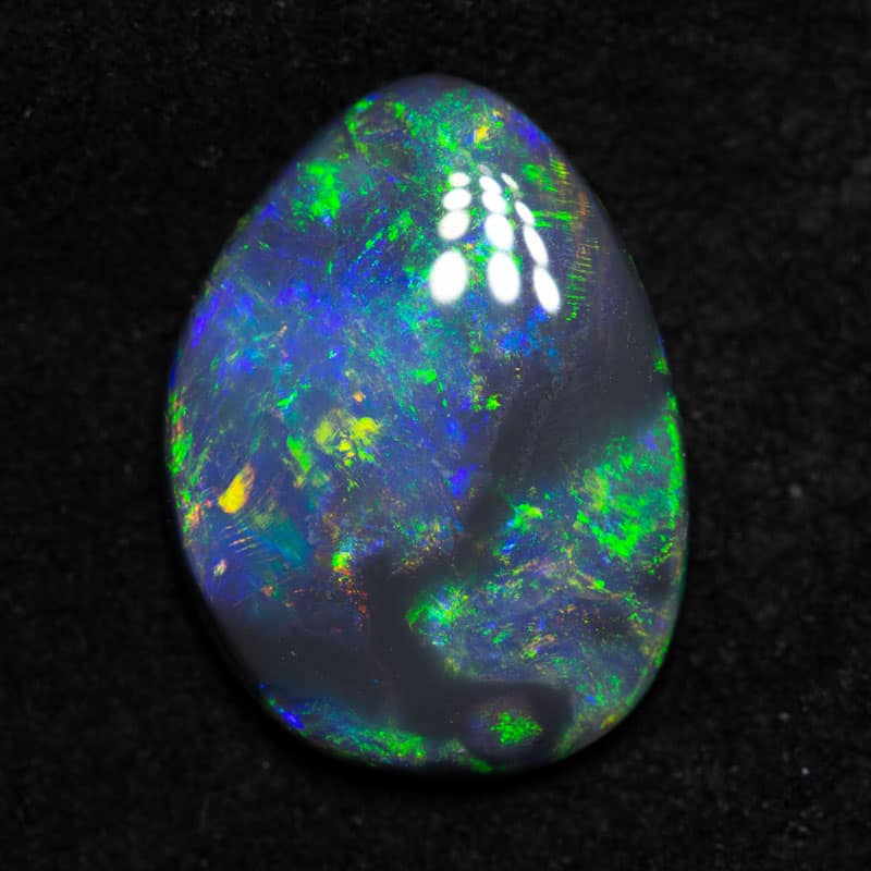 1.97 ct black opal 12.2x9x3mm