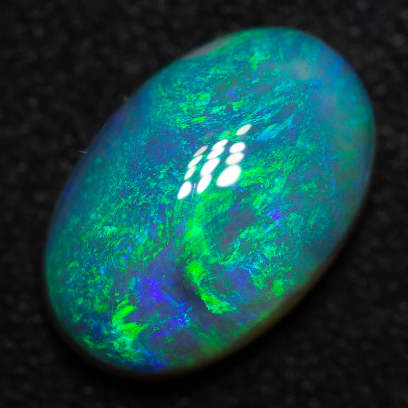 1.99 ct dark opal 10.3x6.9x4.2mm