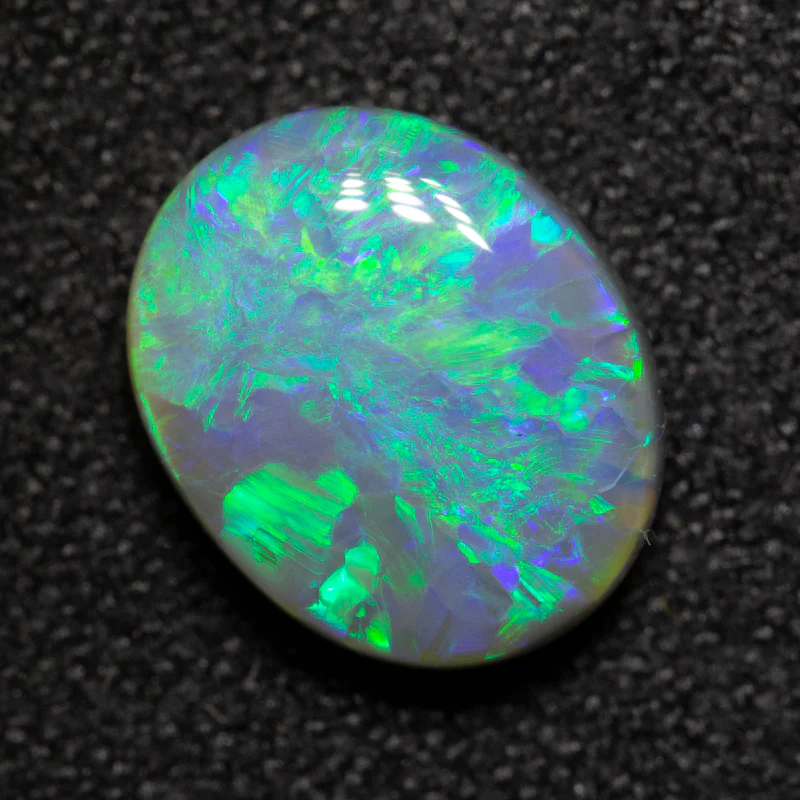 1.99 ct dark opal 9.7x7.9x3.8mm