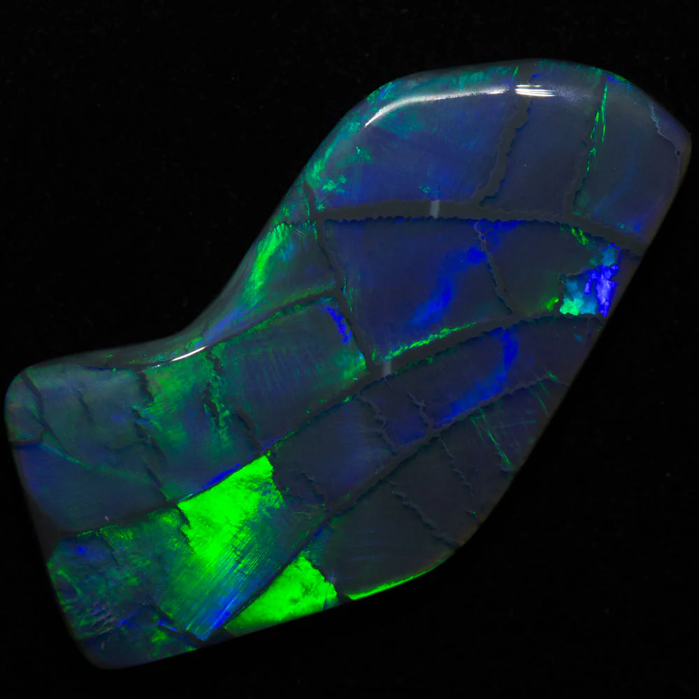 10.30 ct gem black opal 29x18x3.6mm - Image 2