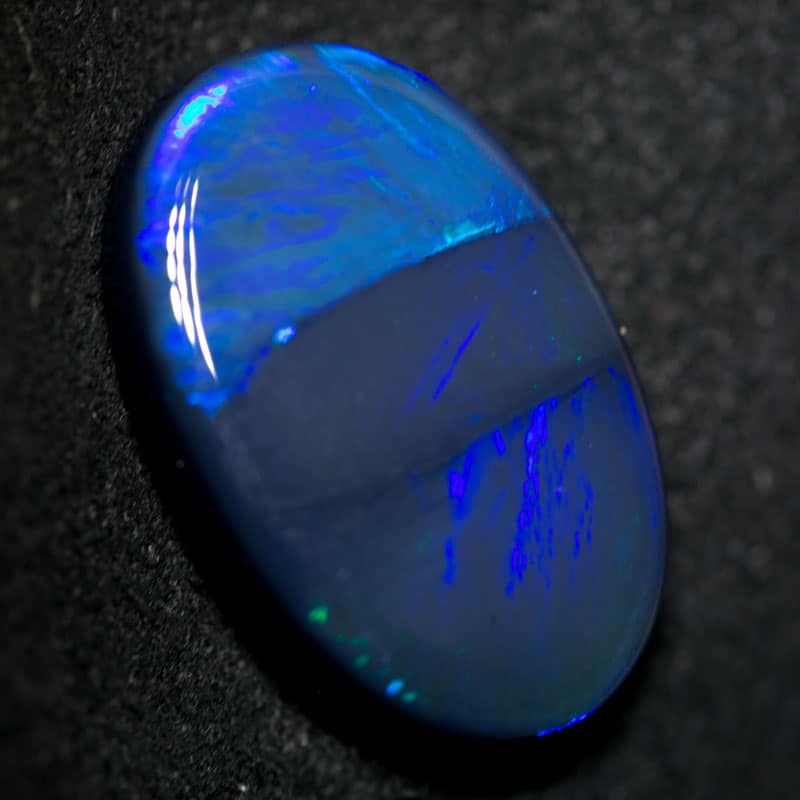 10.57 ct black opal 21x13x6mm