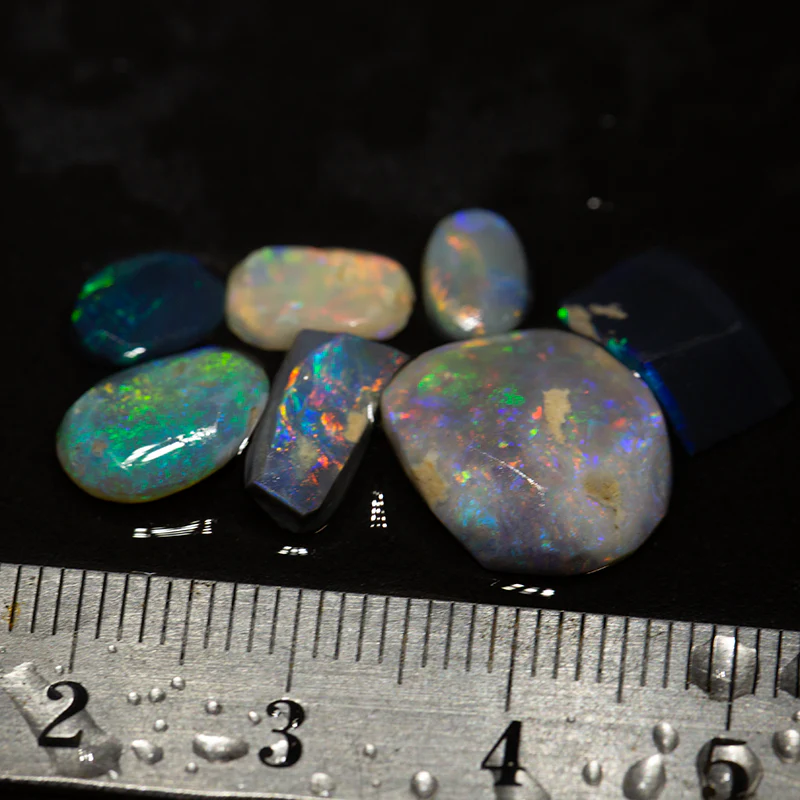 10.68 ct opal rubs parcel 7pc