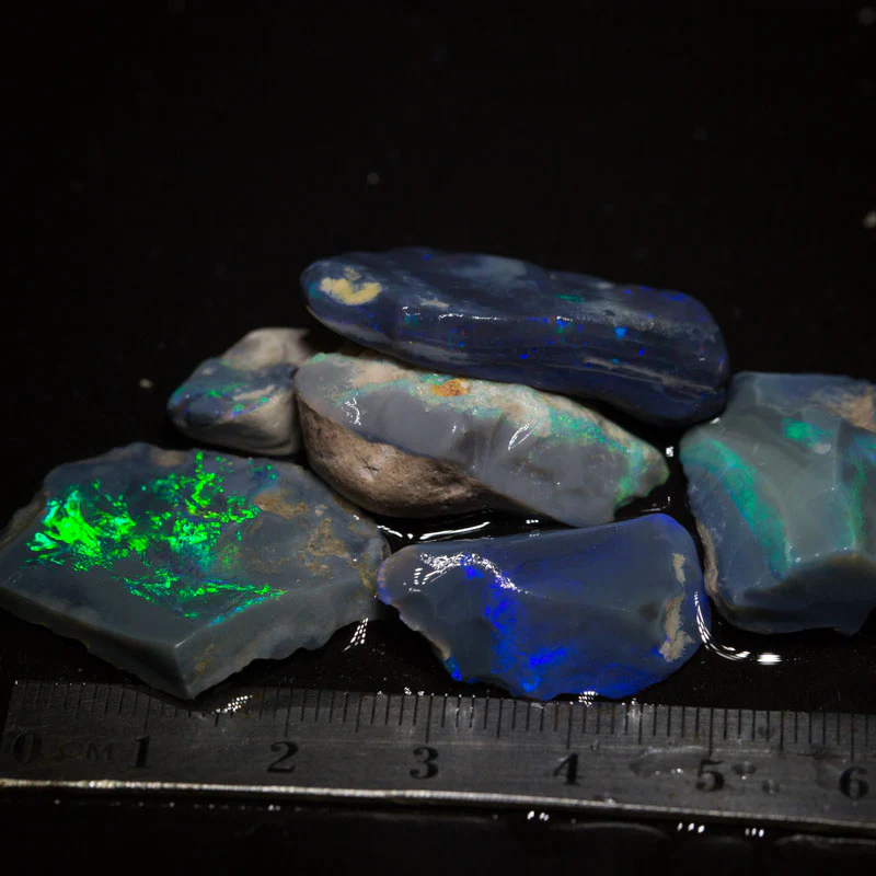 100.10 ct rough opal parcel 6pc