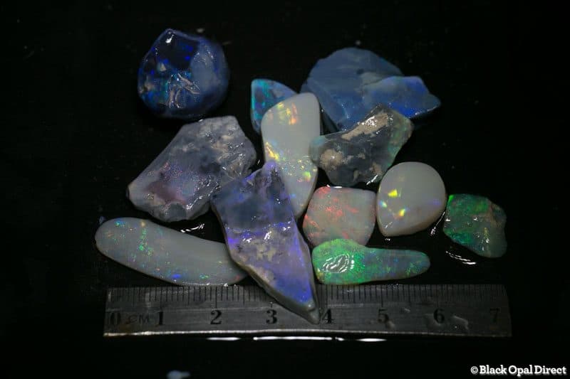 101.50 ct rough opal parcel for intermediate opal cutters