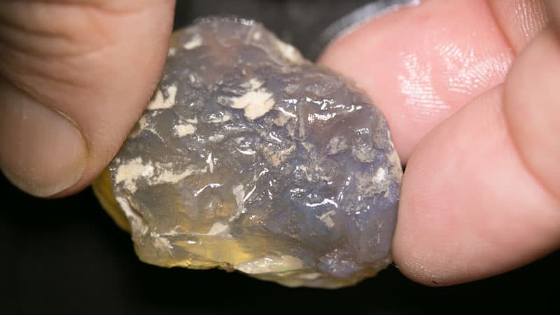 102.00 ct rough opal piece 37mm across
