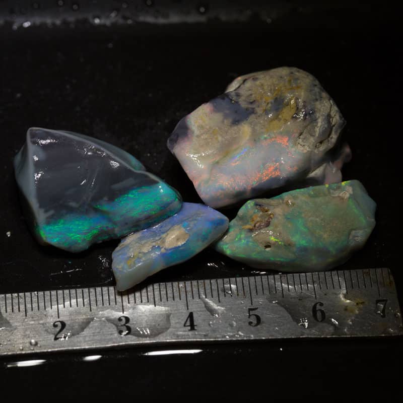 102.60 ct rough opal parcel 4pc