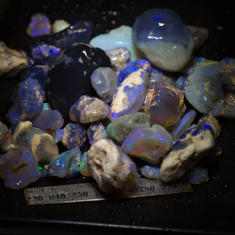 1023 carat rough opal parcel for Liga