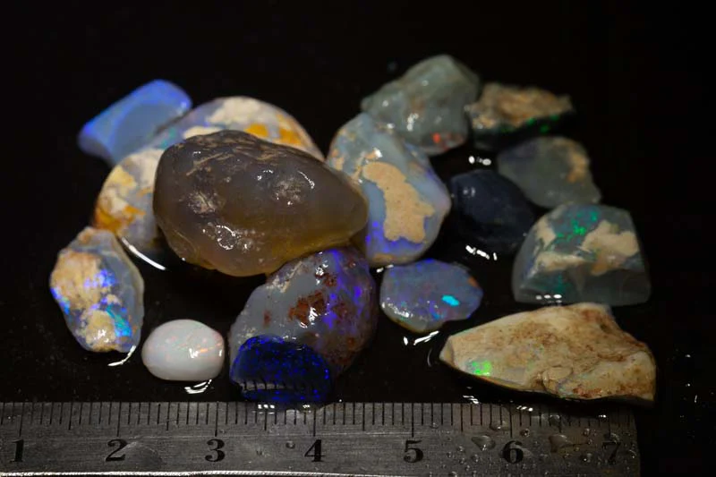 103.81 ct rough opal parcel 15pc