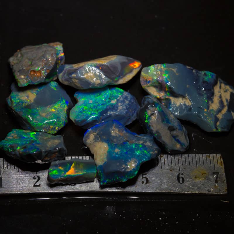 103 ct rough opal parcel 9 pieces