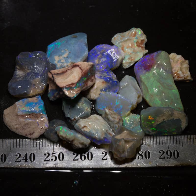 105ct rough opal parcel 19 pieces