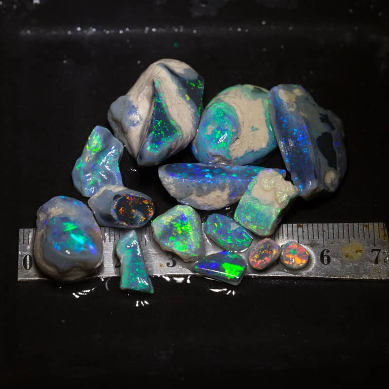 108 ct rough opal parcel 14 pieces
