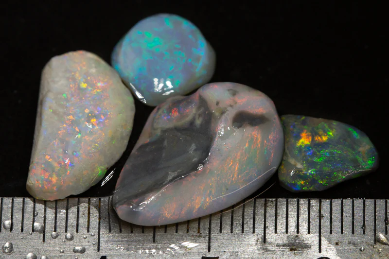 11.30 ct opal rubs 4pc