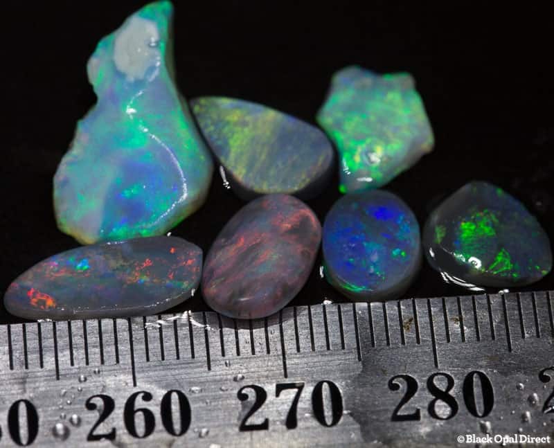11.59 ct opal rubs 7 pieces