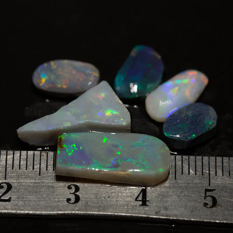 11.67 ct opal rubs parcel 6pc