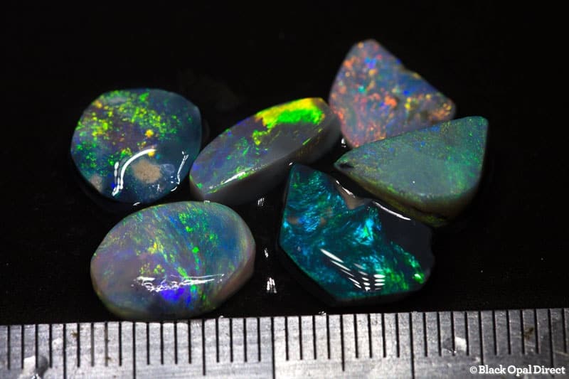 11.83 ct opal rubs 6 pieces