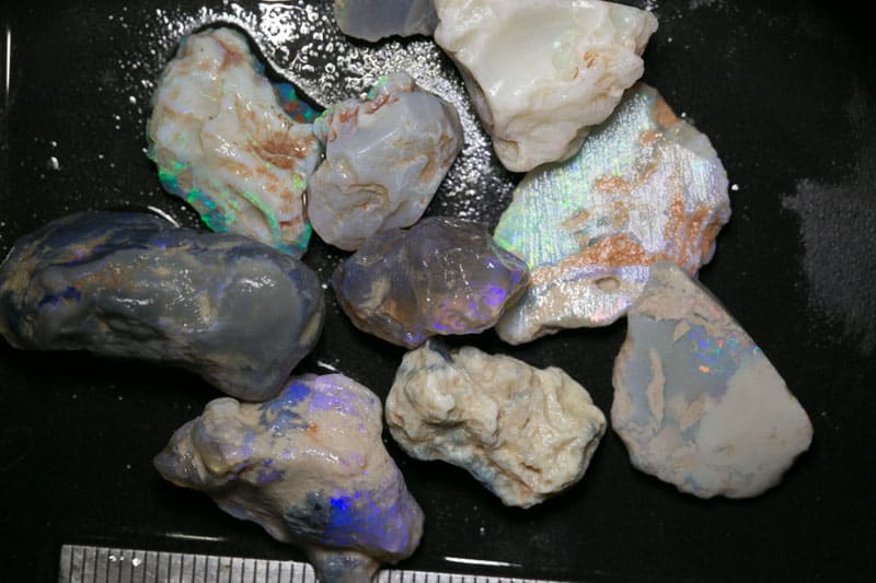 110 ct rough opal parcel 10 pieces