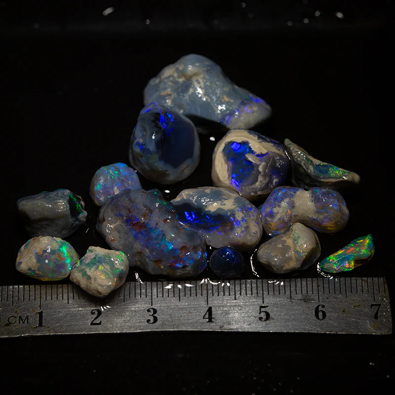 111 ct rough opal parcel 14pc