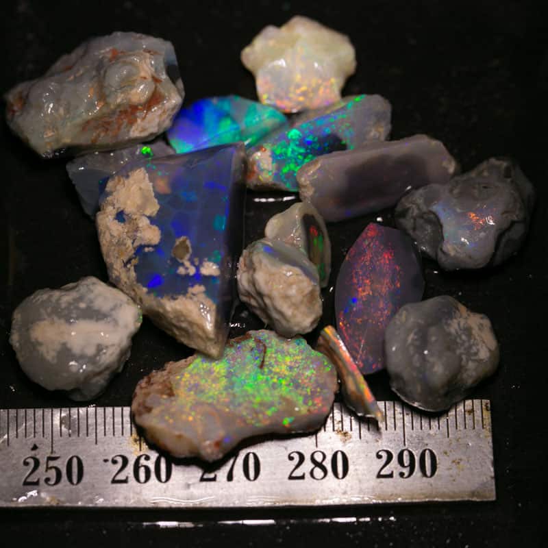 111 ct rough opal parcel 15 pieces