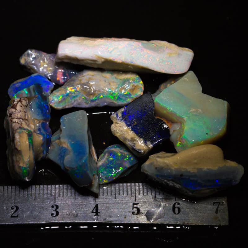 112 ct rough opal parcel 10 pieces