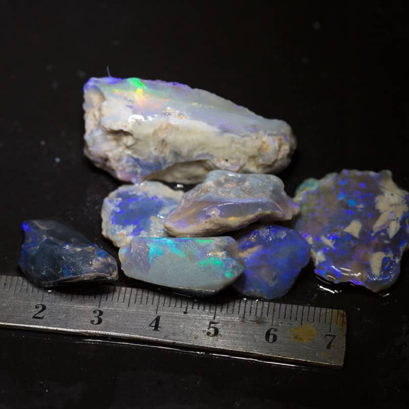 113 ct rough opal parcel 8 pieces