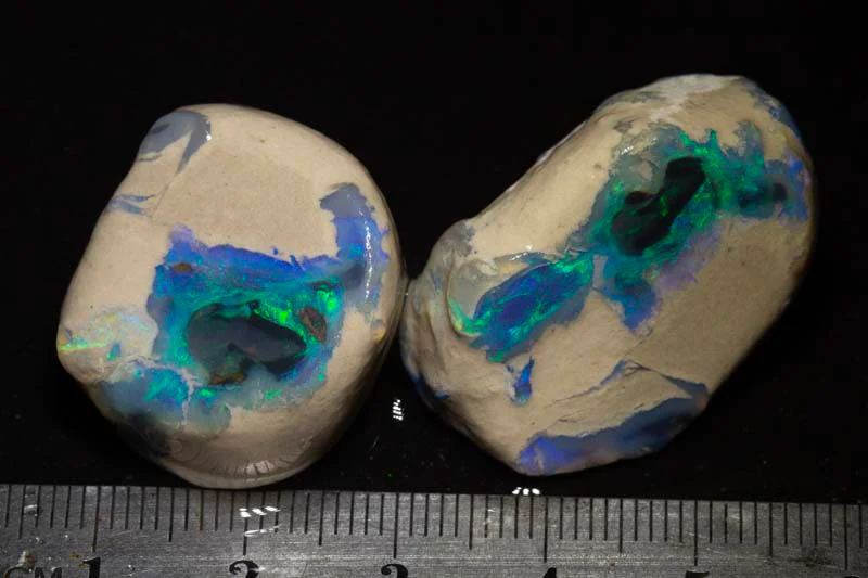 117 ct rough opal parcel 2pc