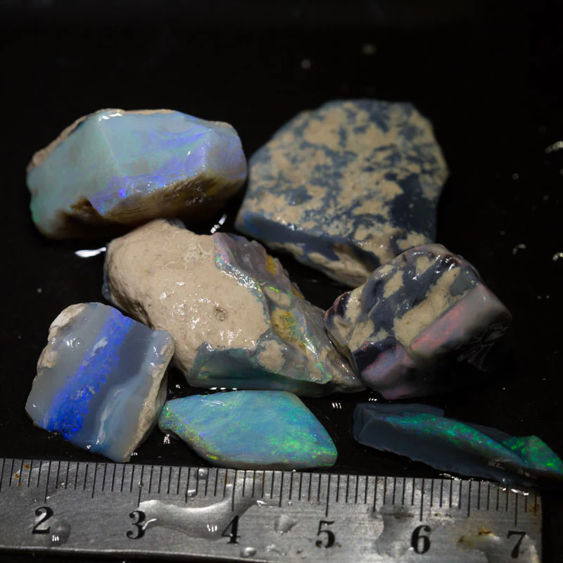 118.08 ct rough opal parcel 7pc