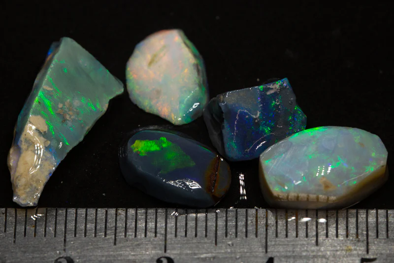 12.00 ct opal rubs 5pc