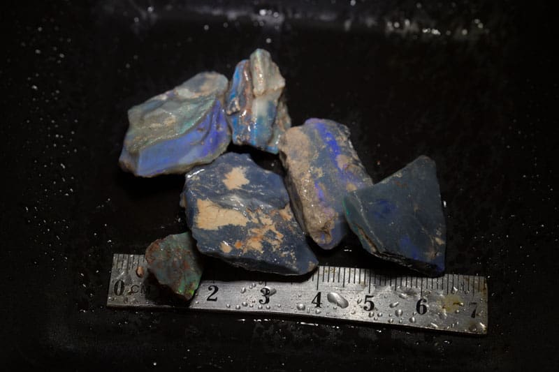 120 ct rough opal parcel 6pc