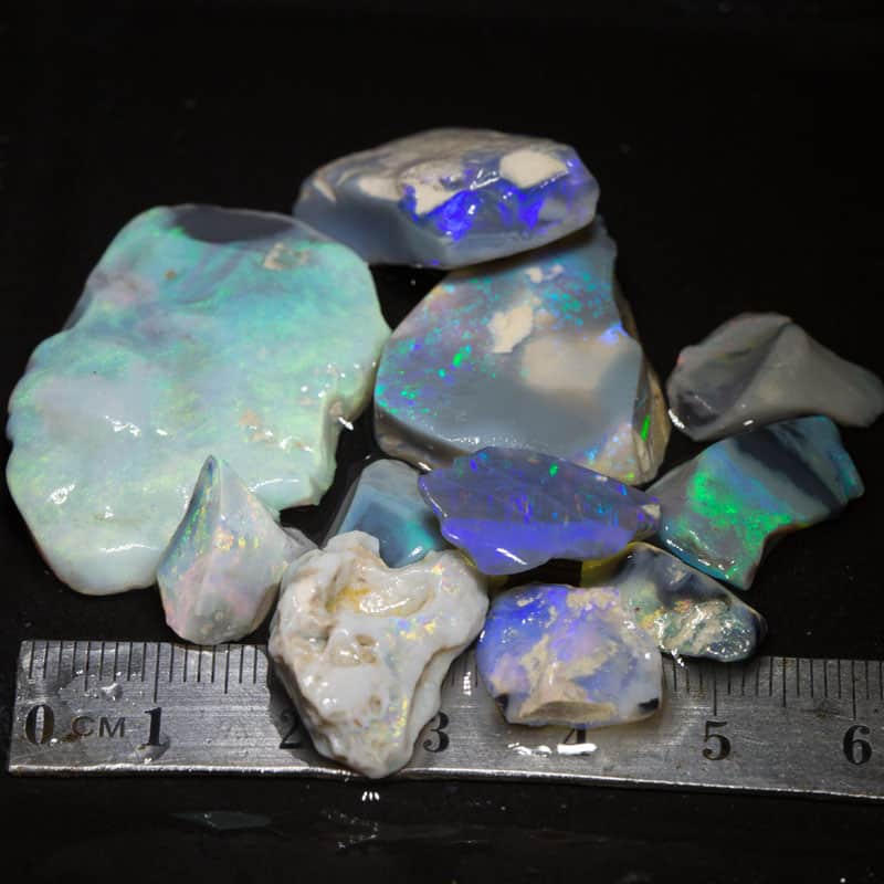 125.94 ct rough opal parcel 11pc