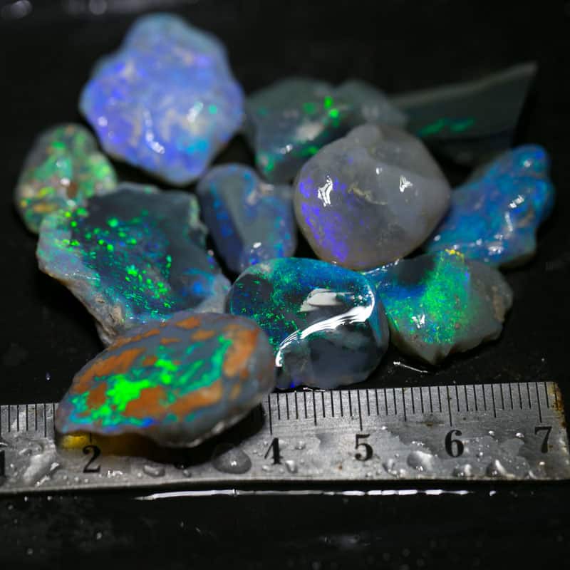 128 ct rough opal parcel 11 pieces
