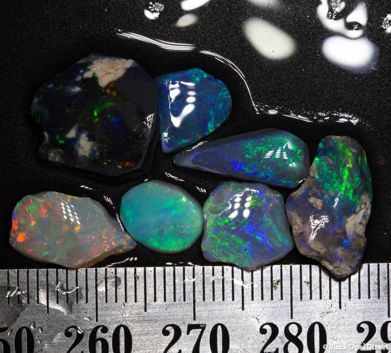 13.19 ct opal rubs 7 pieces
