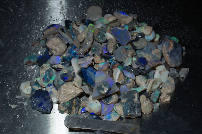 1300 ct rough opal parcel 242pc