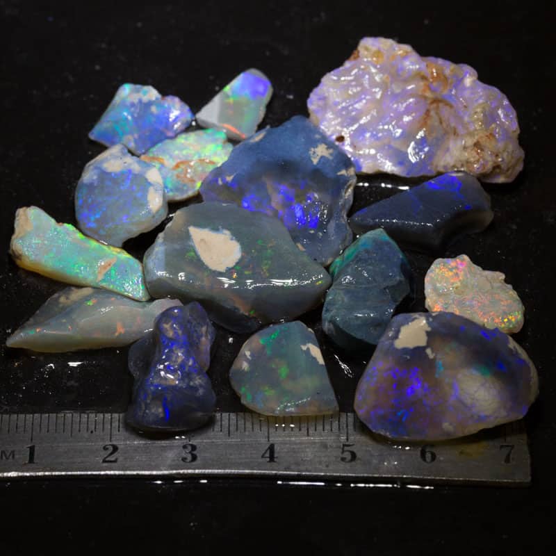 131 ct rough opal parcel 15 pieces