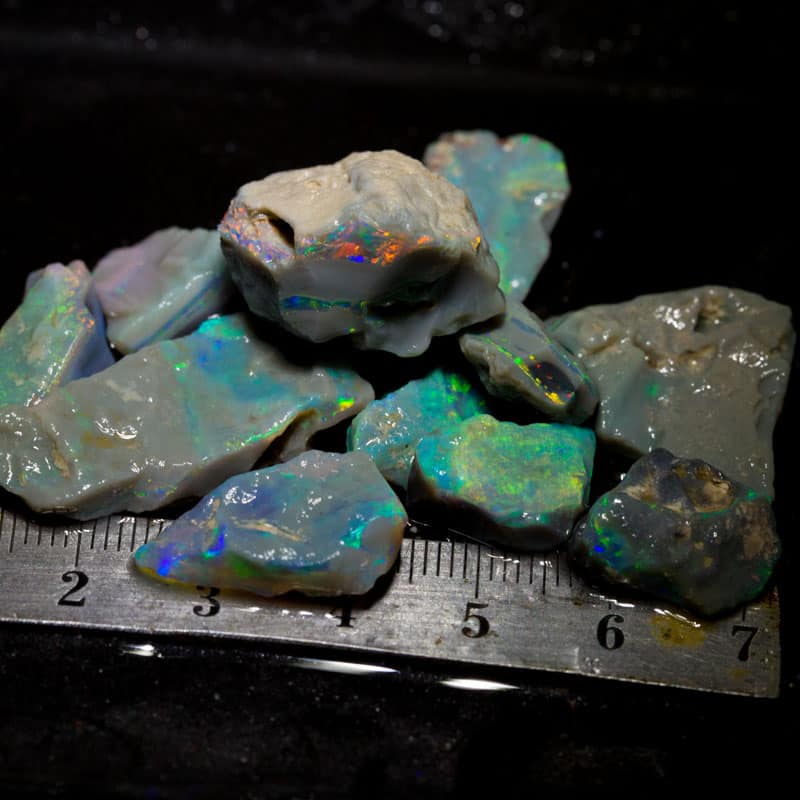 133 ct rough opal parcel 13 pieces