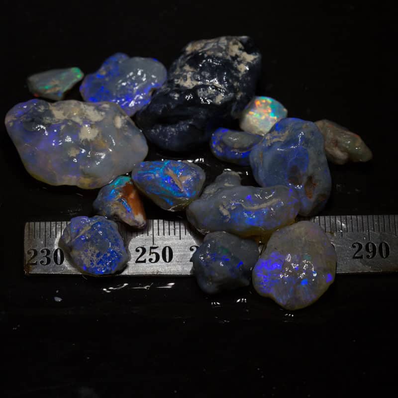133 ct rough opal parcel 14 pieces