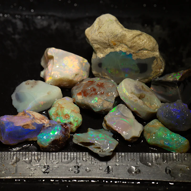 137 ct rough opal parcel 13pc