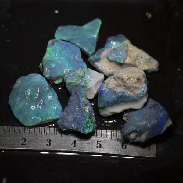137 ct rough opal parcel 8 pieces