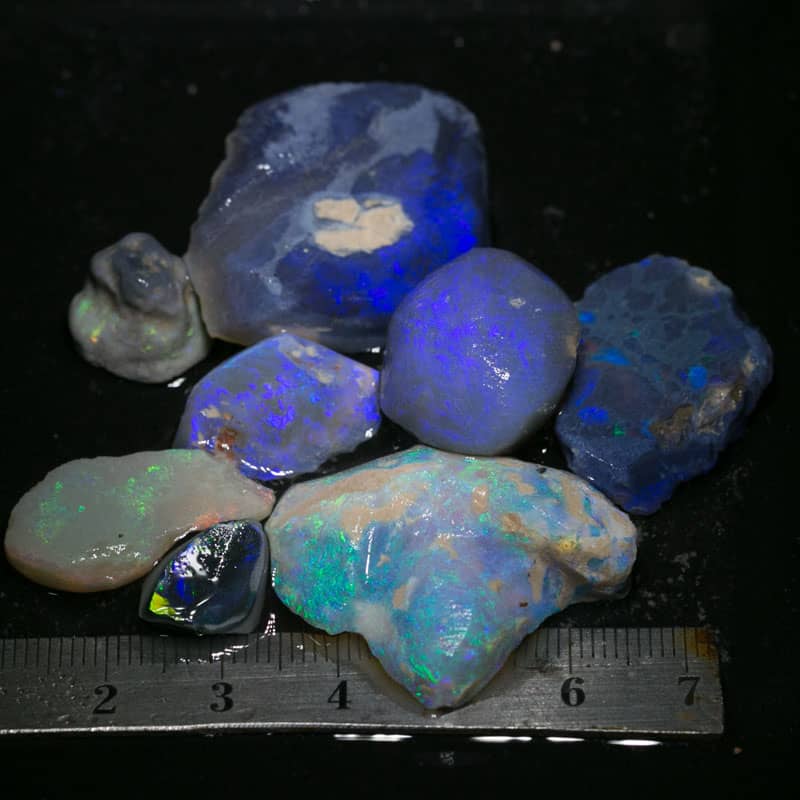 139 ct rough opal parcel 8 pieces