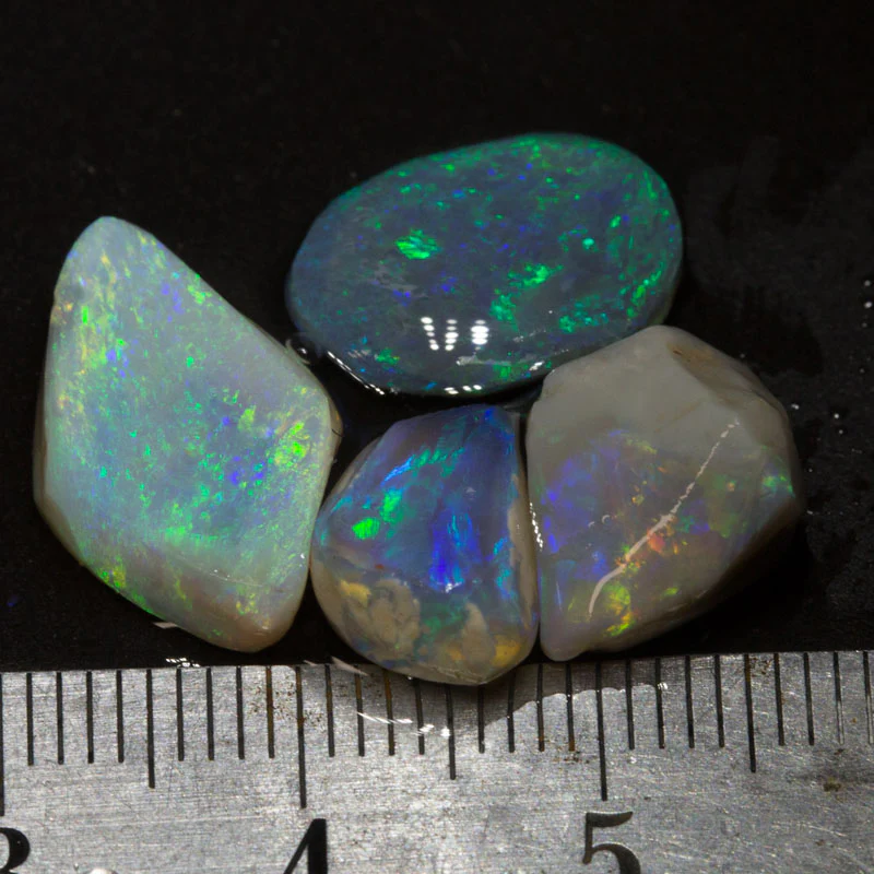 14.00 ct opal rubs 4pc