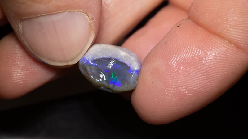 14.63 ct rough opal piece 15mm across