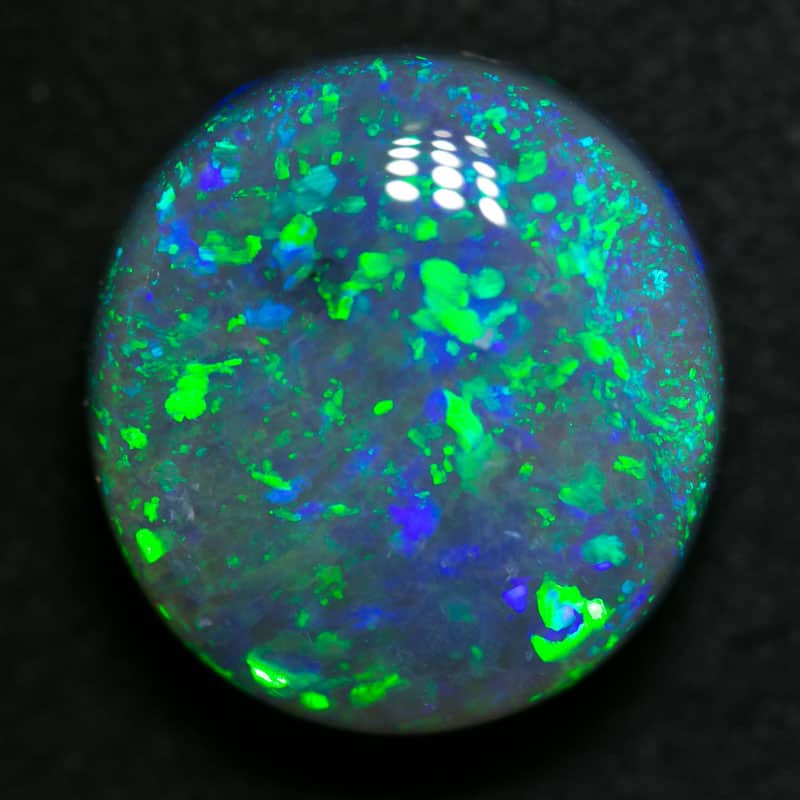 14.79 ct gem dark opal 17x16x9mm