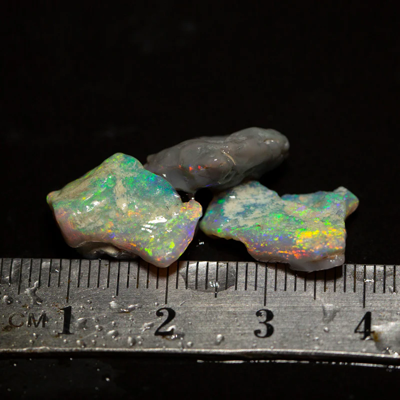 14 ct rough opal parcel 3pc