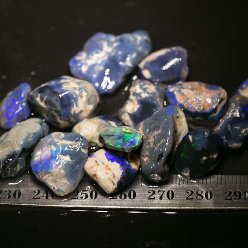 144 ct rough opal parcel 15pc intermediate cutter